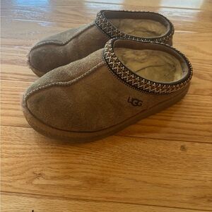 UGG Tan Suede Slip-On Shoes